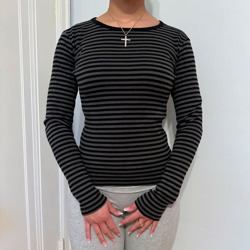 Brandy Melville Striped Shirt Sz M